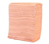 Asixxsix Tapetes para Mesa de Decoración de Uñas, 125 Piezas, Tapetes Desechables Impermeables para Uñas, Baberos Dentales con Diseño Plegable Suave y Absorbente para Uso en Salón de (ORANGE)