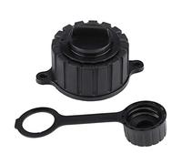 Asixxsix Tapón de Rosca para Boquilla, Tapón de, Actualización de Flujo Fácil, Ajuste Trasero para Junta de Ventilación, Correa para Repostaje de ATV, Material Plástico Negro (#1)