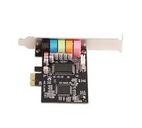 Asixxsix Tarjeta de Sonido PCI-E para Computadora, Chip de Estéreo de 6 Canales para una Calidad de Sonido Clara, Ideal para Juegos 3D a Gran Escala
