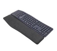 Asixxsix Teclado ergonómico inalámbrico, diseño Dividido con reposamuñecas Acolchado, conectividad Bluetooth y 2,4 GHz, ángulo de inclinación Ajustable, para Mac y portátiles.