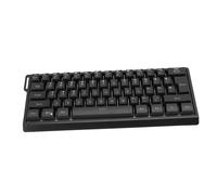 Asixxsix Teclado mecánico inalámbrico, Teclado mecánico para Juegos de 61 Teclas con cordón, iluminación RGB, conexión por Cable y 2.4G, para portátiles, PC (Black)