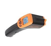 Asixxsix Termómetro Infrarrojo, Pistola de Termómetro Infrarrojo Digital GM320S, -50 ℃ A 600 ℃, PARA COCINAR Pizza Hino Parrilla Parrilla Motor HVAC (ORANGE)