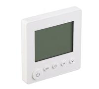 Asixxsix Termostato Digital LCD Inteligente para Calefacción Eléctrica 16 A CA, Fuerte Antiinterferencia, Amplia Aplicación, Material ABS para Uso Doméstico