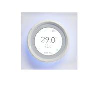 Asixxsix Termostato Inteligente para Hogar, Pantalla LCD de 1,6 Pulgadas, Termostato WiFi para Aire Acondicionado y Calefacción, Modo Manual y Programación, Control por Voz (White)