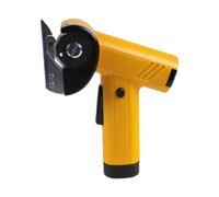 Asixxsix Tijeras eléctricas inalámbricas, Máquina de corte recargable de papel 4.2V con ajuste inteligente de 4 velocidades y luz led, para tela cuero plástico cartón artesanía (YELLOW)