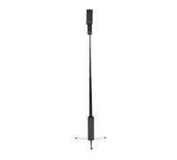Asixxsix Trípode para Teléfono, Soporte para Teléfono Celular Extensible Portátil Giratorio de 360° con Control Remoto Inalámbrico Aleación de Aluminio y Palo Selfie Abs (Black)