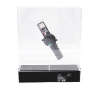 Asixxsix Ventilador de hologramas 3D, resolución de 2000x192, 4 GB de memoria, control por aplicación, proyector de hologramas 3D con cubierta y 96 perlas LED para tiendas, bares