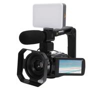 Asixxsix Videocámara con Zoom Digital 8K 64MP HD 18X, Pantalla Táctil de 3,0 Pulgadas