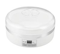Asixxsix Yogurtera digital con control de temperatura y capacidad para varios vasos.Funcionamiento automático.Incubadora de yogur con 7 vasos individuales para natto (vino de arroz) (Enchufe europeo