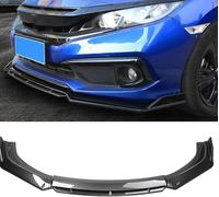 ASJDASV Coche Alerón Delantero para Peugeot Traveller (2016 2017 2018 2019 2020 2021 2022 2023 2024), Alerón Delantero Labio Hoja Divisoria Lip Exteriores Accesorios,Carbon Look