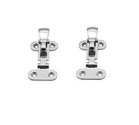 ASJFGTEH 1/2/4 Piezas de Abrazadera de Cierre de pestillo antitraqueteo de Acero Inoxidable for escotilla de Barco Marino de 4-3/8" for Accesorios de yate de Hardware Marino(2pcs)