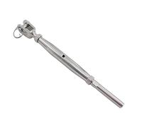 ASJFGTEH 1 Pieza de Tensor de sujeción Cerrado con mordaza de Acero Inoxidable 316, terminales de sujeción for Cable de Acero(M8X4)