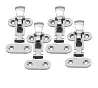 ASJFGTEH 2/4 Piezas de pestillo antitraqueteo for Barco, 110 x 50 mm, Acero Inoxidable 316, pestillo antitraqueteo for escotilla de casillero de Barco Marino, Accesorios de sujeción(4pcs a Lot)