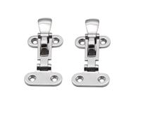 ASJFGTEH 2/4 Piezas de pestillo antitraqueteo for Barco, 110 x 50 mm, Acero Inoxidable 316, pestillo antitraqueteo for escotilla de casillero de Barco Marino, Accesorios de sujeción(2pcs a Lot)