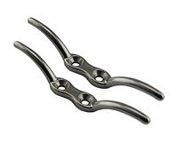 ASJFGTEH 2 Abrazaderas for Cables de neumáticos de Acero Inoxidable 316 de Grado Marino, Abrazaderas for Cuerda de Amarre de 5 y 6 Pulgadas for Accesorios de Barcos, Yates y Barcos(112mm)