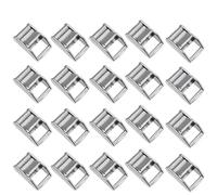 ASJFGTEH 20 Piezas/Juego de Hebillas de Leva de Acero Inoxidable 316 de 25 mm for amarres de 1 Pulgada, Accesorios for Correas de Fitness