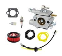 ASJFGTEH Juego de carburador de aleación de 3 Piezas for Motosierra CS 370 400 F Carburador for Motosierra A021001920(WT-985 CS-370 Kit)