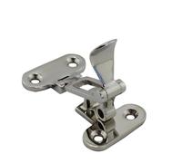 ASJFGTEH Pestillo de sujeción con Abrazadera de sujeción con Cerradura de Acero Inoxidable 316 con Pulido de Espejo for embarcaciones Marinas(110mm-1pcs)