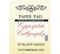 ASK Copperplate Calligraphy Portrait Paper Pad with 55 degree Slant Angle: Portrait pad version | Heavyweight Paper | Hand Lettering Practice Pad | ... inches (ASK Copperplate Calligraphy Books)