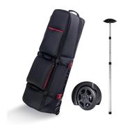 ASK ECHO LOCKLINK Roller Outdoor - Bolsa de viaje de golf con ruedas, color negro
