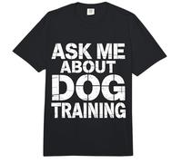 Ask Me About Dog Training Comportamiento de obediencia |- Comfort Colors Adult Heavyweight T-Shirt