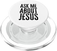 Ask Me About Jesus PopSockets PopGrip para MagSafe