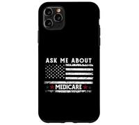 Ask Me About Medicare Health Insurance Consultant Agent Cool Carcasa para iPhone 11 Pro MAX