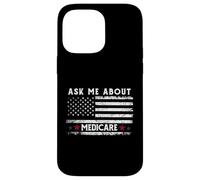 Ask Me About Medicare Health Insurance Consultant Agent Cool Carcasa para iPhone 14 Pro MAX