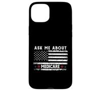 Ask Me About Medicare Health Insurance Consultant Agent Cool Carcasa para iPhone 15 Plus