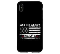 Ask Me About Medicare Health Insurance Consultant Agent Cool Carcasa para iPhone XS MAX