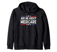 Ask Me About Medicare Health Insurance Consultant Sudadera con Capucha