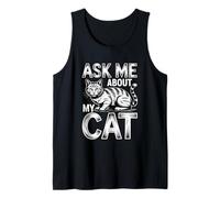 Ask Me About My Cat Camiseta sin Mangas