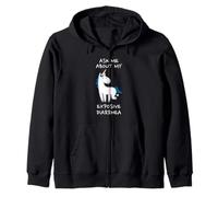 Ask Me About My Explosive Diarrhea Funny Poop Meme Unicorn Sudadera con Capucha