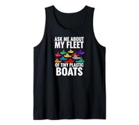 Ask Me About My Fleet of Tiny Plastic Boats 3D Printing Fun Camiseta sin Mangas