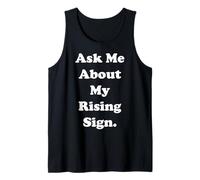 Ask Me About My Rising Sign Horoscope Funny Saying Camiseta sin Mangas