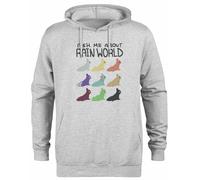 Ask Me About Rain World Jersey con Capucha Gris Sudadera con Capucha Unisex