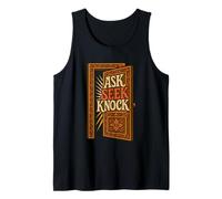 Ask Seek Knock Matthew 7:7 Verso de la Biblia Cristiano Camiseta sin Mangas