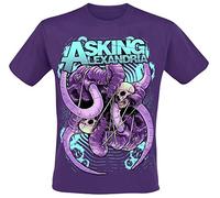 Asking Alexandria Elephant Camiseta Lila L