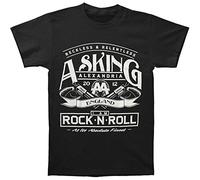 Asking Alexandria Rocknroll Camiseta Manga Corta para Hombre