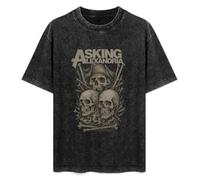 Asking Alexandria Skull Stack Mens Black T-Shirt XXL