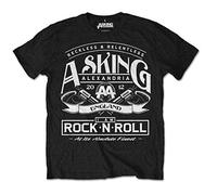 Asking Alexandria - T-Shirt # S Black Unisex # Rock 'n Roll