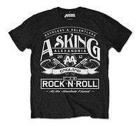 Asking Alexandria - T-Shirt # S Black Unisex # Rock N' Roll