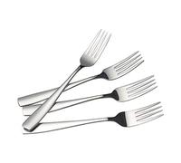 Asking Tenedores para cena de 12 piezas, tenedor para mesa de acero inoxidable, acabado pulido