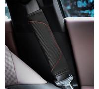 ASKKLP Funda para Cinturón de Seguridad para Mercedes Benz GLA 2015-2024, Protector Cinturón de Seguridad Almohadilla Cinturon Coche Protege de Hombro para Asiento Accesorios,A-Black