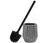 ASKLUND Escobillas de Baño Cepillo WC Piacaba Casa de Banho Escobillero de Cerámica Forma de Diamante Gris