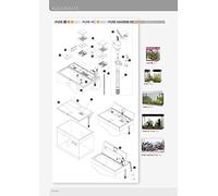 Askoll AB350069 Pure L - Tapa de iluminación y Tapa para filtros de Color Negro