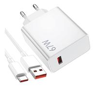 ASKUBSKU Cargador 67W y Cable USB C para Xiaomi 17T 5G 15T 14 Poco X6 X5