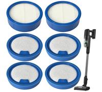 ASKW5 Juego de filtros de repuesto compatibles con aspiradoras AEG Series 7000 Cordless (2 prefiltros y 4 filtros de polvo fino)