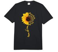 ASL American Sign Language Sunflower Share The Love Comfort Colors Adult Heavyweight T-Shirt