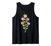 ASL I Love You Flower Hands Signs Floristería Jardinería Camiseta sin Mangas